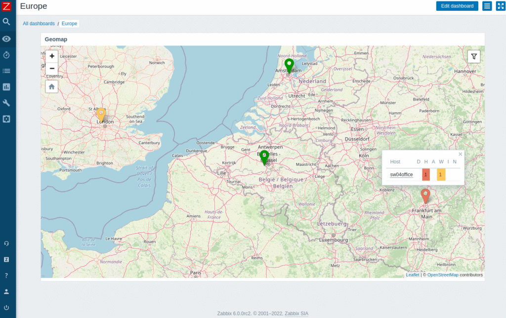 zabbix network monitoring map zabbix network monitoring map