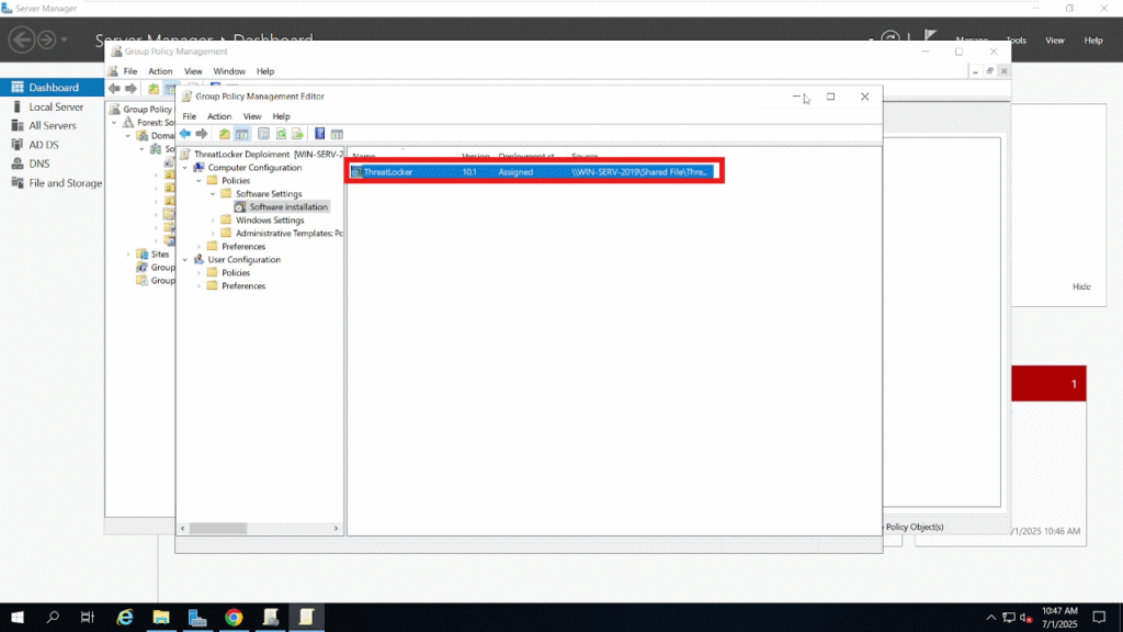 0510 Deploy the Agent Using Group Policy (GPO)