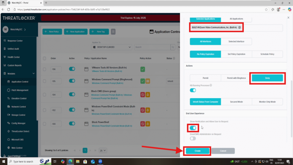 deny software based on Publisher