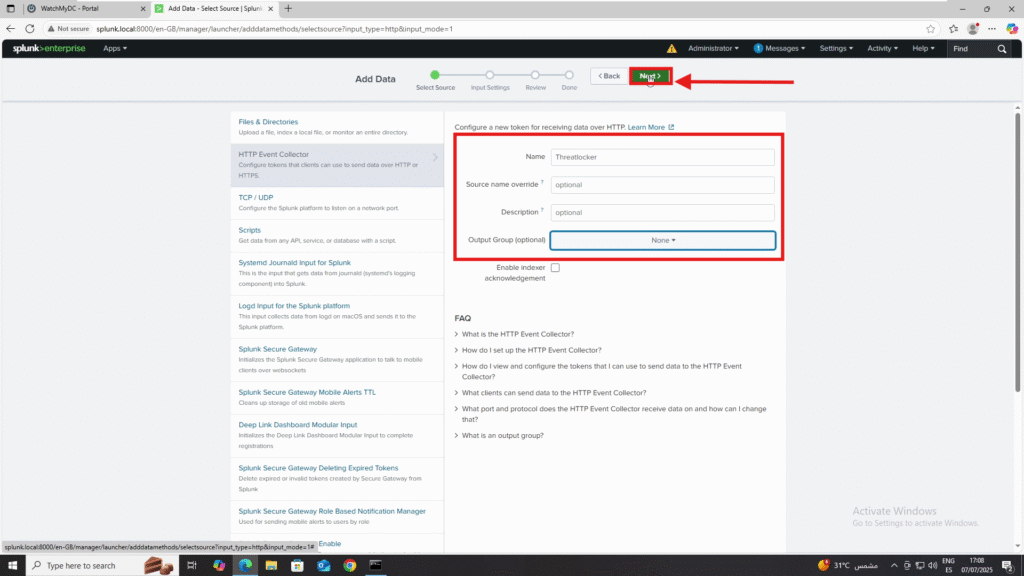 0403 Integrate Splunk with ThreatLocker