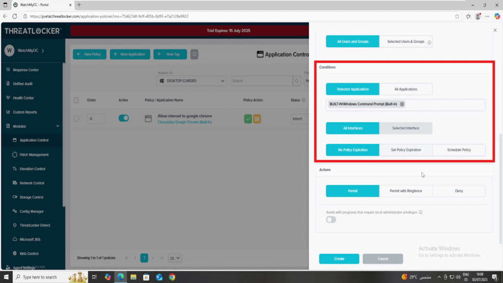 0903 Prevent Applications from Launching Other Apps