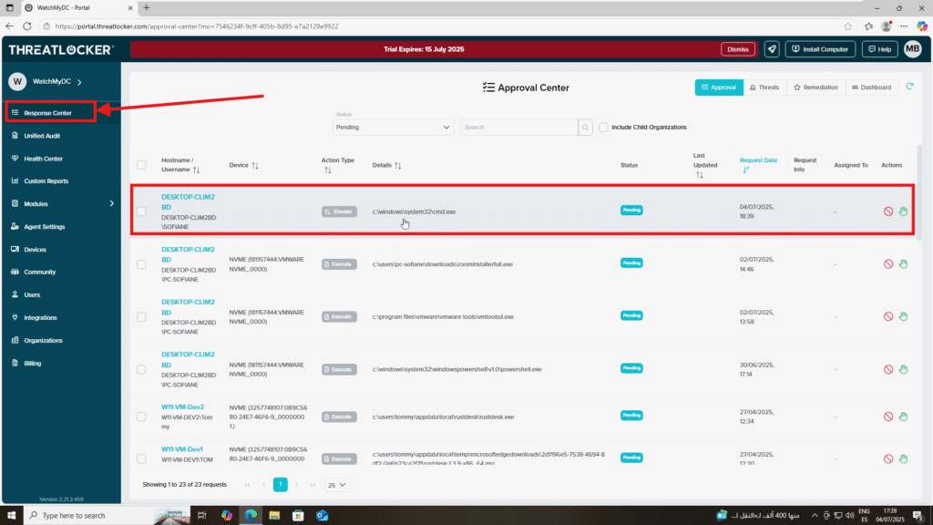 0904 Request Elevation Approval as a User